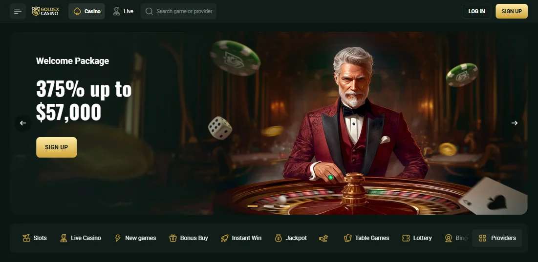 Goldex Casino Site