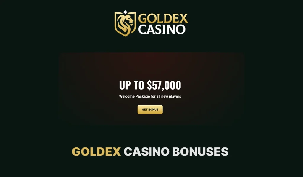 Goldex Casino Bonus Intro