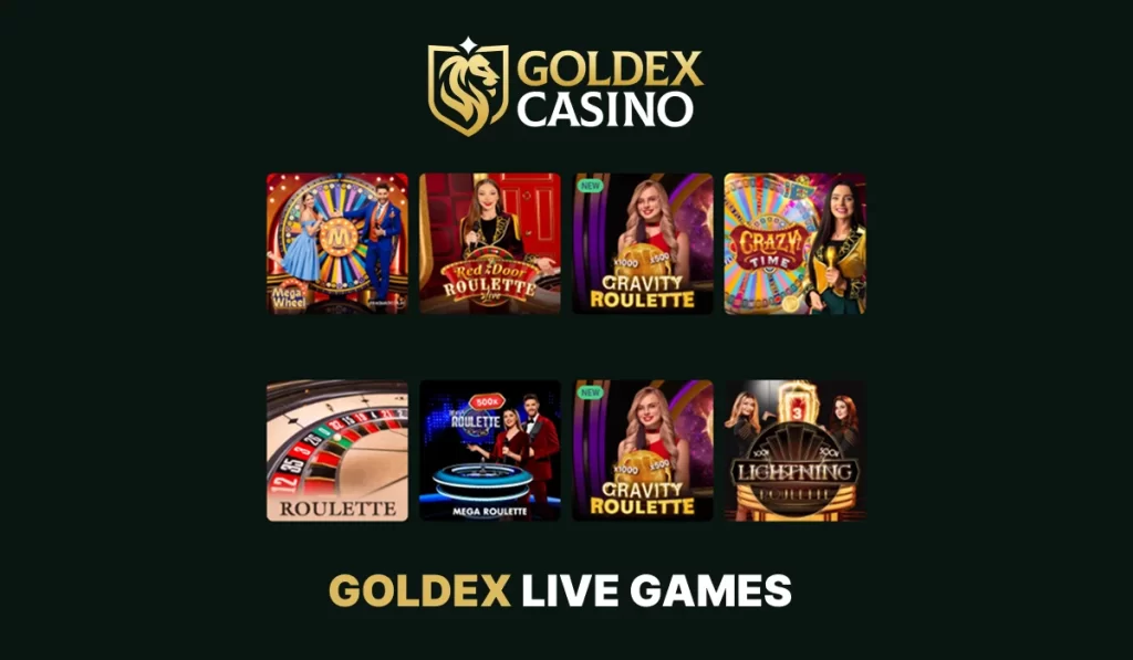 Live Games at Goldex Online Casino